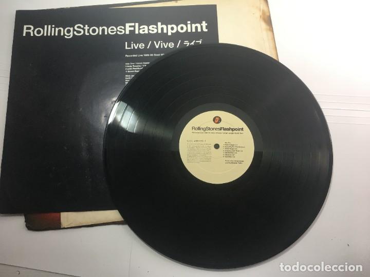 Discos de vinilo: DISCO LP ROLLING STONES - FLASHPOINT - 1991 CBS ESPA&Ntilde;A - Foto 4