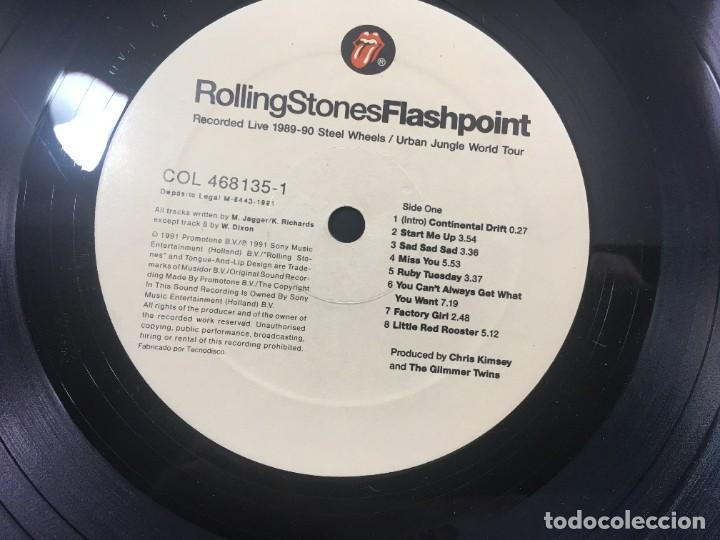 Discos de vinilo: DISCO LP ROLLING STONES - FLASHPOINT - 1991 CBS ESPA&Ntilde;A - Foto 6