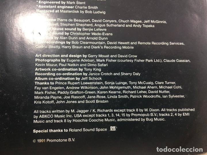 Discos de vinilo: DISCO LP ROLLING STONES - FLASHPOINT - 1991 CBS ESPA&Ntilde;A - Foto 7