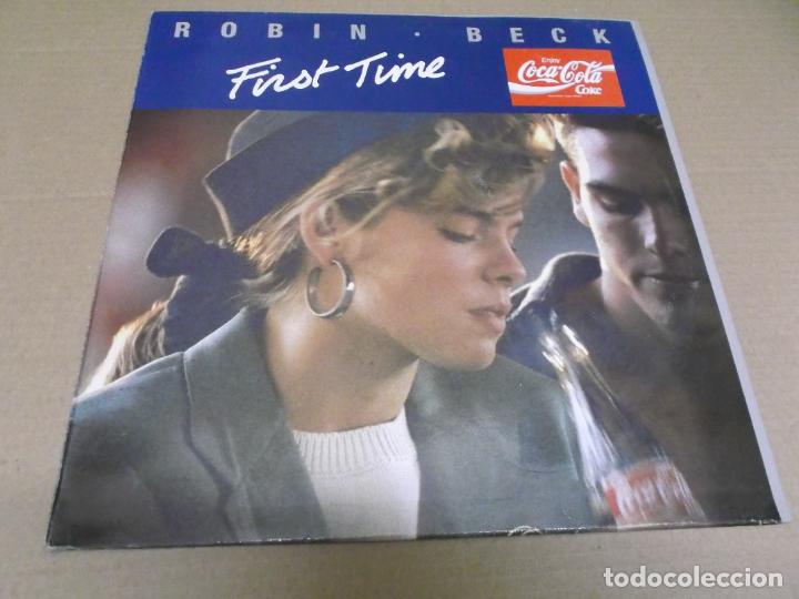 Discos de vinilo: ROBIN BECK (MAXI) FIRST TIME (3 TRACKS) A&Ntilde;O &ndash; 1988 - Foto 1