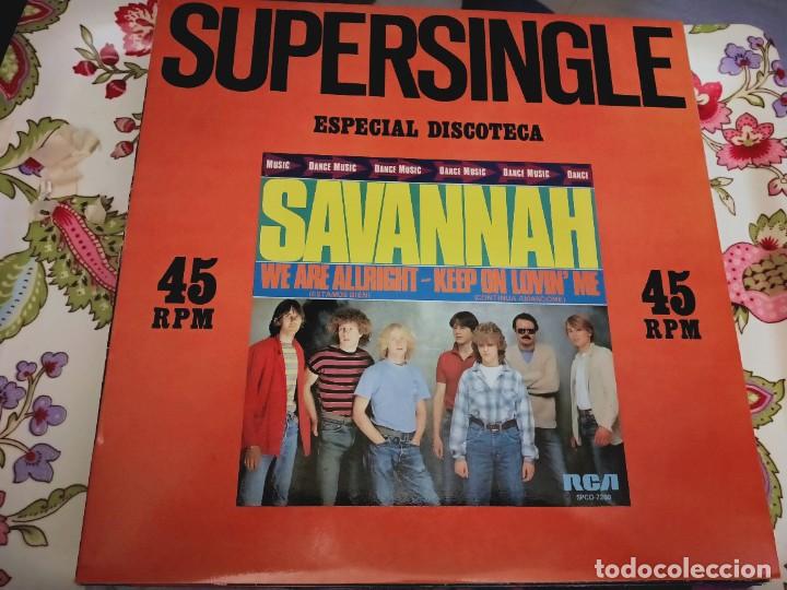 Discos de vinilo: Savannah– We Are Allright.1981. RCA ‎– SPCO7260 Serie: Dance Music – Formato(12”),NUEVO.MINT / MINT - Foto 1 - 296914778