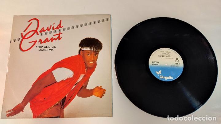Discos de vinilo: David Grant - Stop And Go (Master Mix) (12&rdquo;) - Foto 1