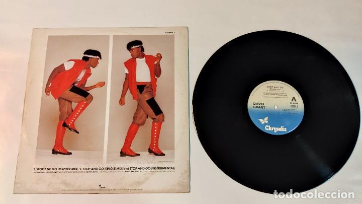 Discos de vinilo: David Grant - Stop And Go (Master Mix) (12&rdquo;) - Foto 2
