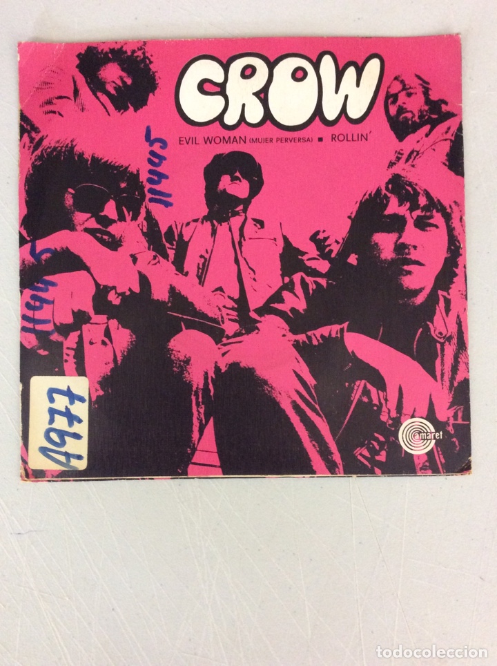 Discos de vinilo: Crow. Evil woman. Rollin&rsquo; - Foto 2