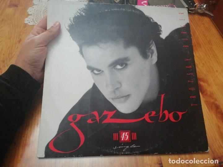 Discos de vinilo: Disco de m&uacute;sica maxi single Lp Gazebo Trotsky burger - Foto 1