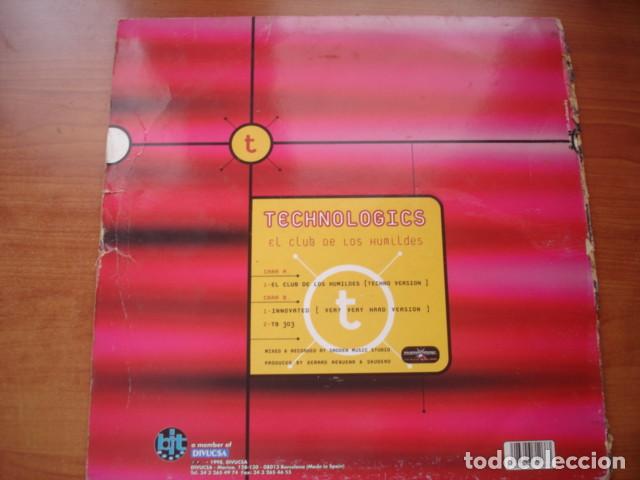Discos de vinilo: Technologics El Club De Los Humildes - Foto 2