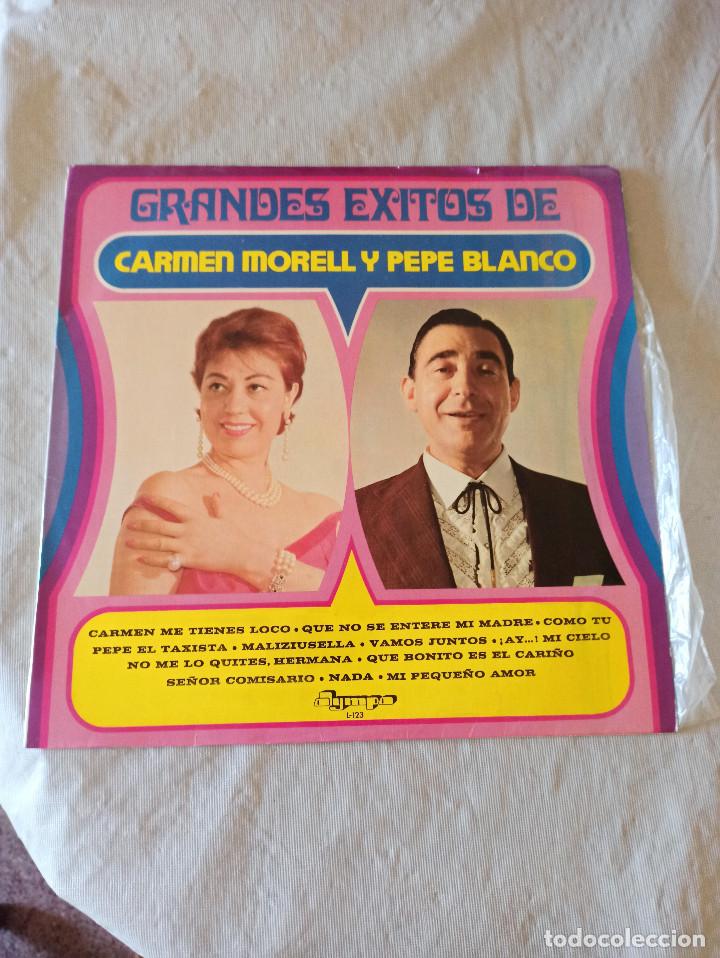 Discos de vinilo: GRANDES EXITOS DE CARMEN MORELL Y PEPE BLANCO - Foto 1
