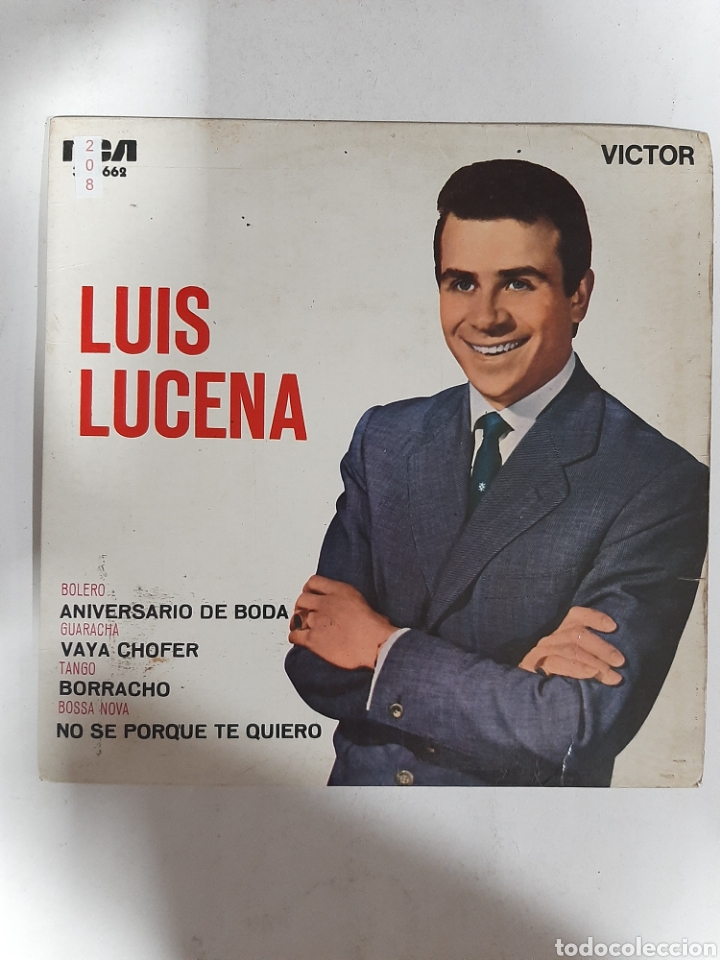 Discos de vinilo: MV208 Luis Lucena - mini vinilo de SEGUNDAMANO - Foto 1