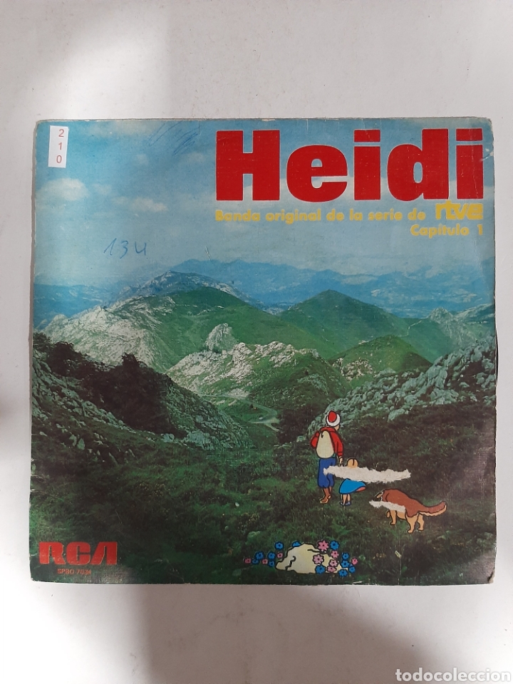 Discos de vinilo: MV210 Heidi - mini vinilo de SEGUNDAMANO - Foto 1
