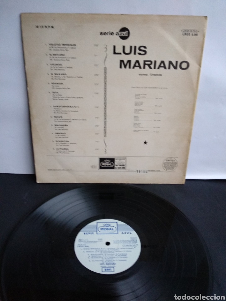 Discos de vinilo: *LUIS MARIANO, EMI, 1968 - Foto 2
