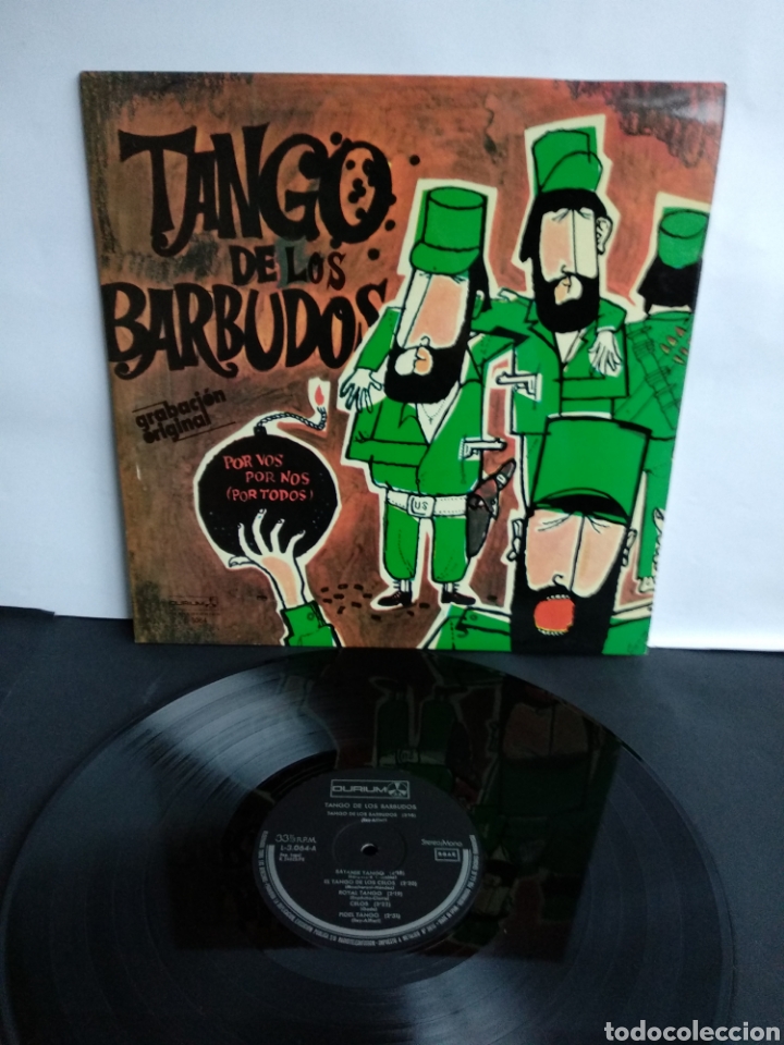 Discos de vinilo: *TANGO DE LOS BARBUDOS, POR VOS POR NOS TODOS, DURIUM, 1978. A1