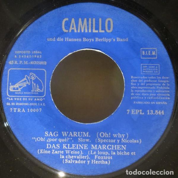 Discos de vinilo: Camillo &ndash; Sag Warum - 1962 - Foto 3