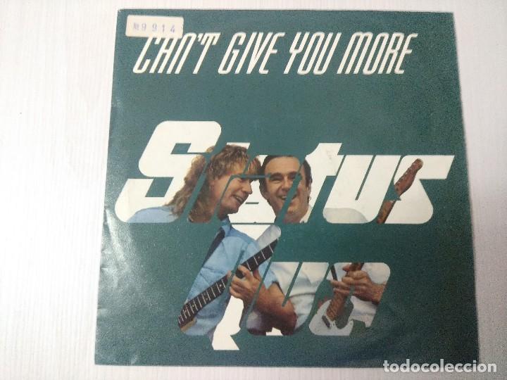 Discos de vinilo: STATUS QUO/CANT GIVE YOU MORE/SINGLE. - Foto 1