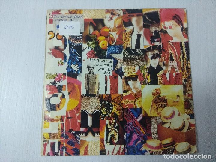 Discos de vinilo: ELTON JOHN/I DONT WONNA/SINGLE. - Foto 1