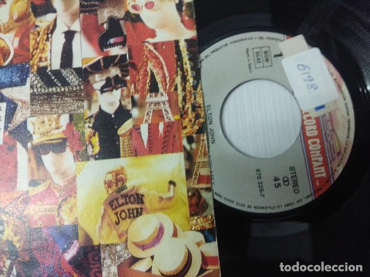 Discos de vinilo: ELTON JOHN/I DONT WONNA/SINGLE. - Foto 2