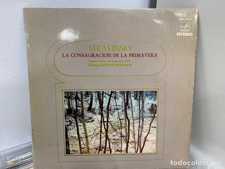 STRAVINSKI - YEVGENI SVETLANOV - LA CONSAGRACIÓN DE LA PRIMAVERA (LP, ALBUM) (Música - Discos - LP Vinilo - Clásica, Ópera, Zarzuela y Marchas)