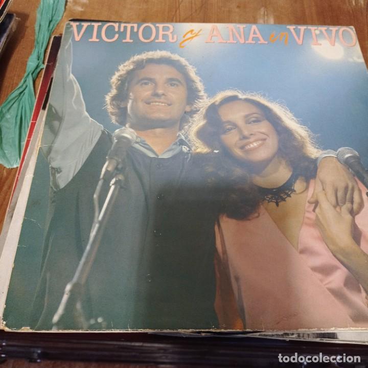 Discos de vinilo: VICTOR MANUEL & ANA BELÉN - VICTOR Y ANA EN VIVO - DOBLE LP 1983 - Foto 1 - 297078238