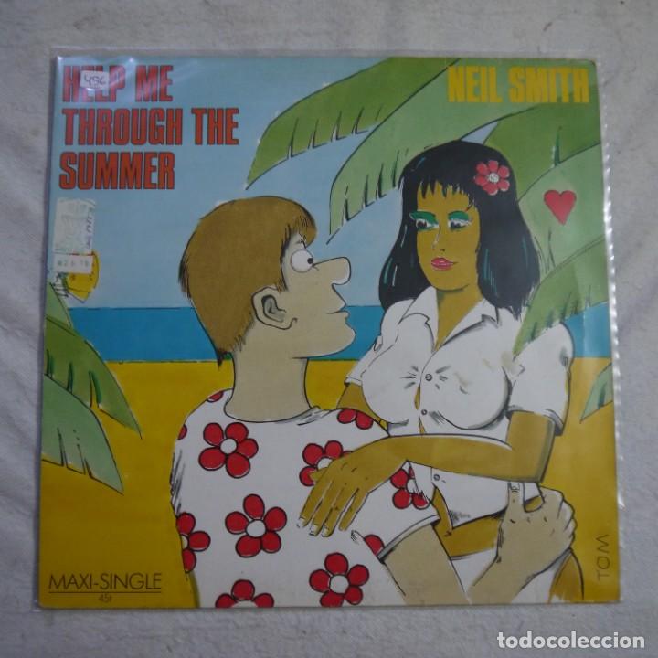 Discos de vinilo: NEIL SMITH - HELP ME THROUGH THE SUMMER - MAXISINGLE 1985 - Foto 1