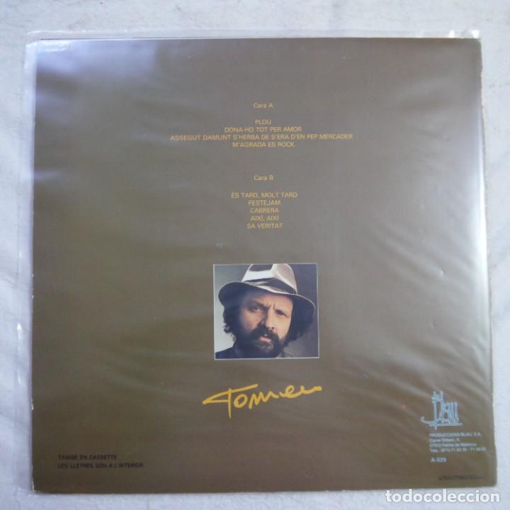 Discos de vinilo: TOMEU PENYA - TOMEU - LP 1987 - Foto 2