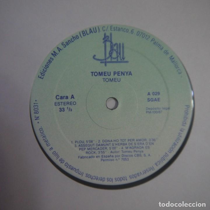 Discos de vinilo: TOMEU PENYA - TOMEU - LP 1987 - Foto 3