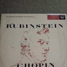 Discos de vinilo: RUBINSTEIN, CONCIERTO NO 1 EN MI MENOR PARA PIANO, CHOPIN - LP RCA 3L16040. Lote 297119208