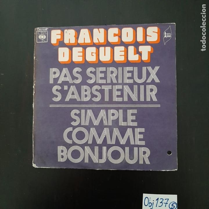 Discos de vinilo: Francois Deguelt - Foto 1