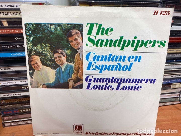 Discos de vinilo: The Sandpipers - Cantan En Espa&ntilde;ol (7&rdquo;, Single) - Foto 2