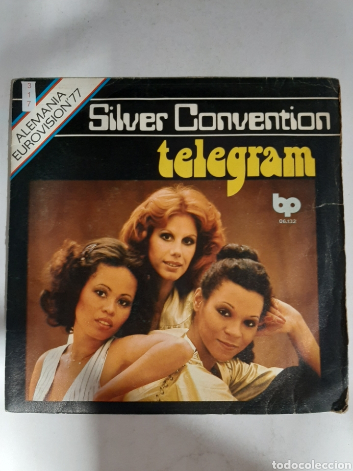 Discos de vinilo: MV317 silver Convention telegram - mini vinilo de SEGUNDAMANO - Foto 1