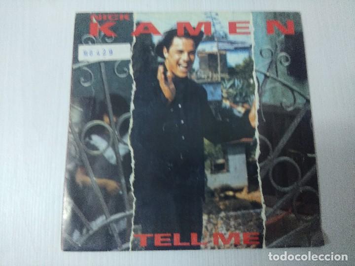 Discos de vinilo: NICK KAMEN/TELL ME/SINGLE. - Foto 1