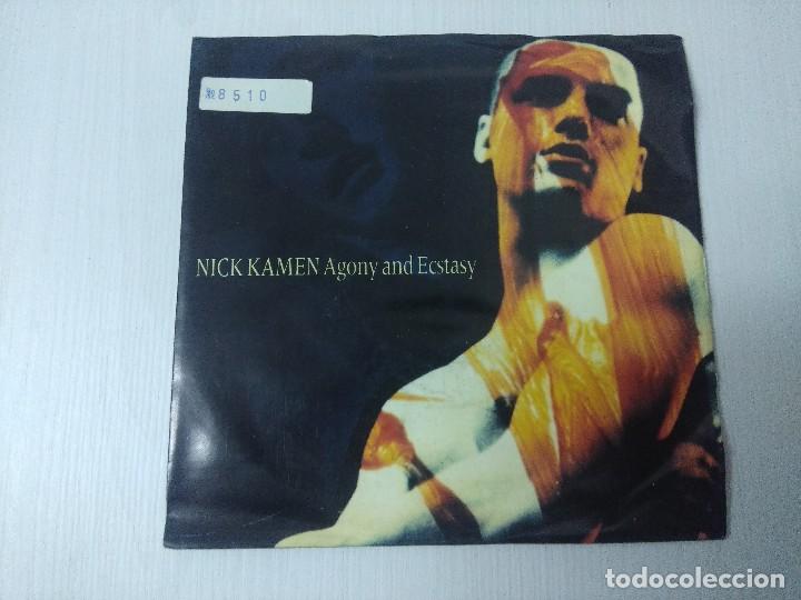 Discos de vinilo: NICK KAMEN/AGONY AND ECTASY/SINGLE. - Foto 1