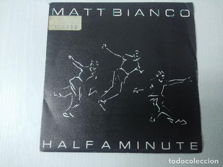 Discos de vinilo: MATT BIANCO/HALF A MINUTE/SINGLE PROMOCIONAL. - Foto 1