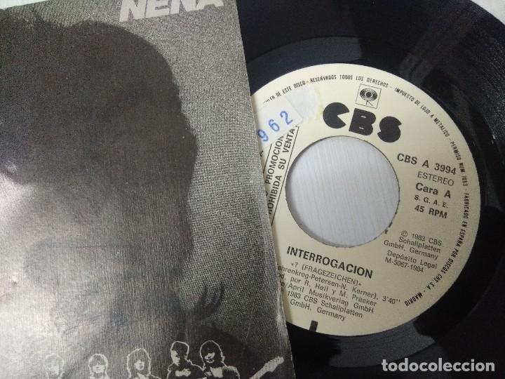 Discos de vinilo: NENA/INTERROGACION/SINGLE PROMOCIONAL. - Foto 2