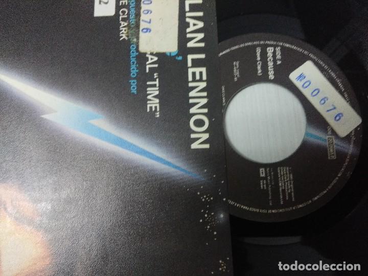 Discos de vinilo: JULIAN LENNON/TIME/SINGLE. - Foto 2