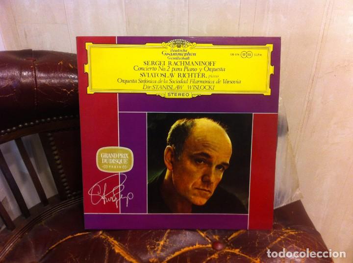 Vinyl-Schallplatten: LP. RACHMANINOFF, CONCIERTO N&ordm; 2 PARA PIANO. RICHTER. 1969