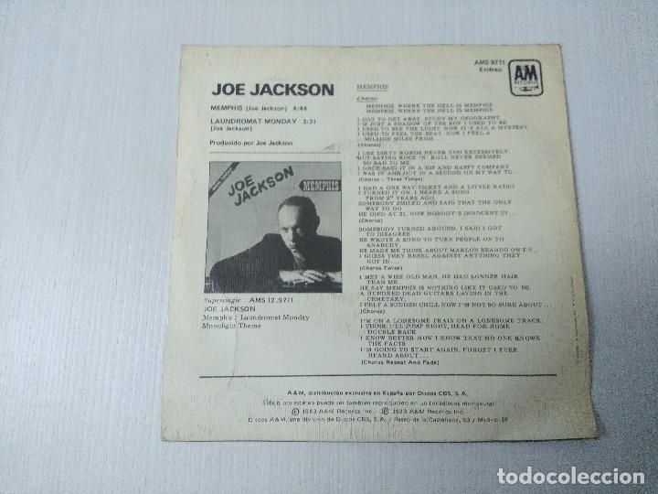 Discos de vinilo: JOE JACKSON/MEMPHIS/SINGLE PROMOCIONAL. - Foto 3