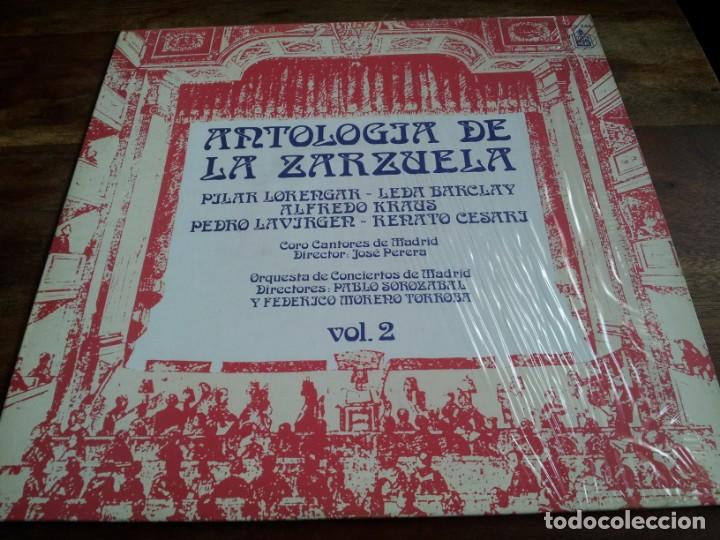 Disques de vinyle: Antologia de la Zarzuela 2 - Lp original Hispavox 1979 Hecho en Guatemala buen estado