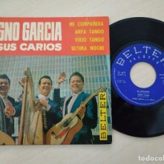 Discos de vinilo: DIGNO GARCIA Y SUS CARIOS - MI COMPAÑERA +3 - RARO EP BELTER 1965 MUY BUEN ESTADO. Lote 297379358