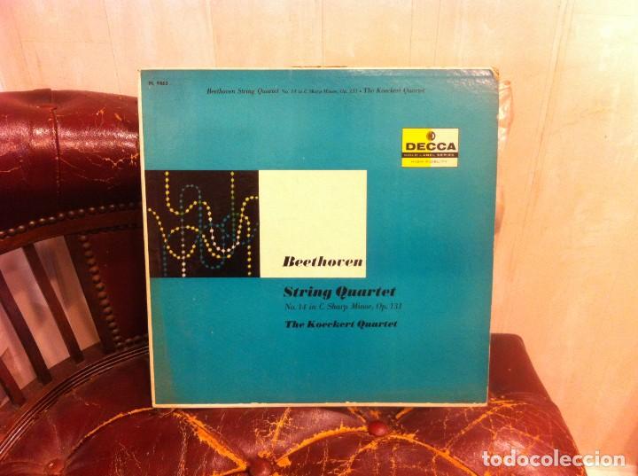Discos de vinilo: LP. BEETHOVEN. STRING QUARTET N&ordm; 14...OP. 131. THE KOECKERT QUARTET. - Foto 1