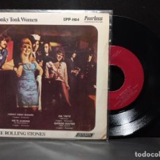 Discos de vinilo: THE ROLLING STONES HONKY TONK WOMEN + 3 EP MEJICO 1969 PDELUXE