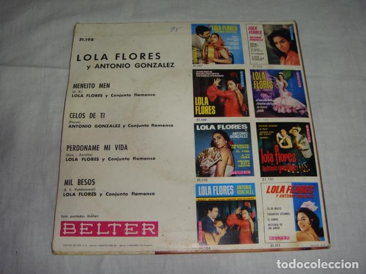 Discos de vinilo: LOLA FLORES Y ANTONIO GONZALEZ - Foto 2