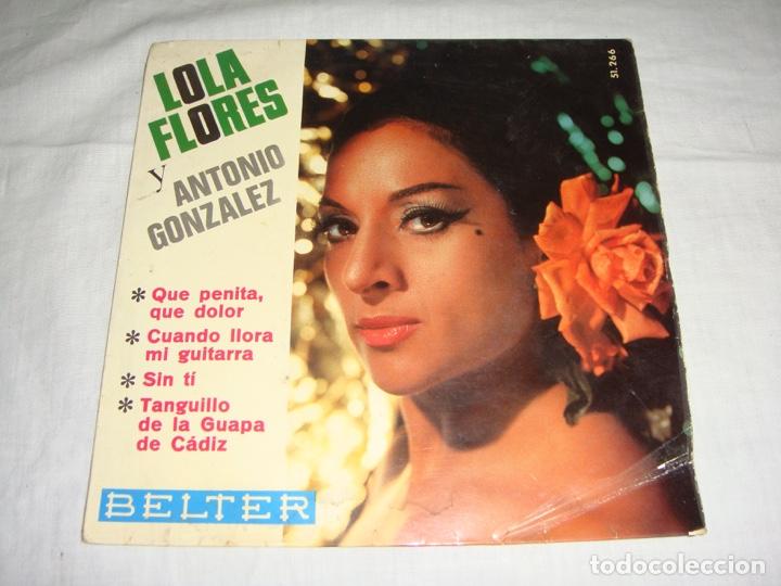 Discos de vinilo: LOLA FLORES Y ANTONIO GONZALEZ - Foto 1