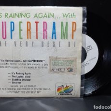 Discos de vinilo: SUPERTRAMP IT`S RAINING AGAIN (MIX) SPAIN 1990 PDELUXE. Lote 297522238