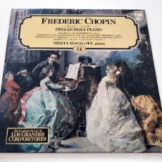 Discos de vinilo: 2 LPS FRÉDÉRIC CHOPIN. ENCICLOPEDIA SALVAT DE GRANDES COMPOSITORES. 1982.. Lote 297525628
