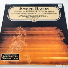 Discos de vinilo: 3 LPS JOSEPH HAYDN. ENCICLOPEDIA SALVAT DE GRANDES COMPOSITORES. 1982.. Lote 297527288