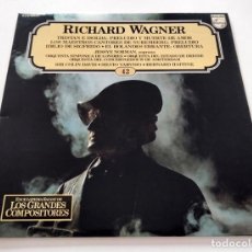 Discos de vinilo: 4 LPS RICHARD WAGNER. ENCICLOPEDIA SALVAT DE GRANDES COMPOSITORES. 1982.. Lote 297528003