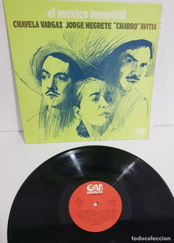 Discos de vinilo: EL MEXICO INMORTAL - CHAVELA VARGAS - Foto 1
