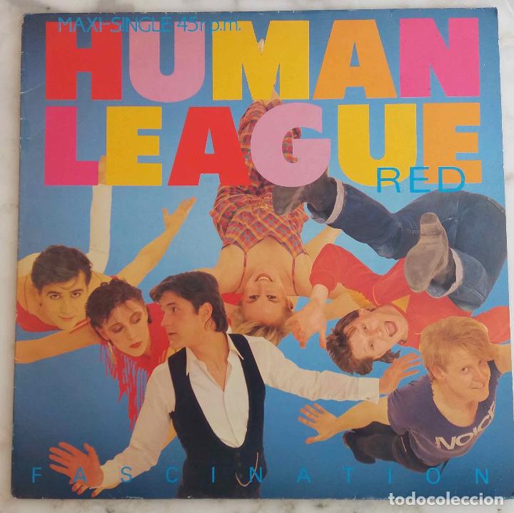 Discos de vinilo: HUMAN LEAGUE. FASCINATION ( VERSION EXTENDIDA ). MAXI SINGLE ESPA&Ntilde;A 2 TEMAS - Foto 1