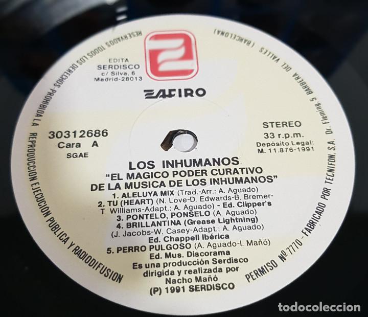 Discos de vinilo: LOS INHUMANOS - EL MAGICO PODER CURATIVO - Foto 2