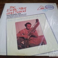 Discos de vinilo: RAVI SHANKAR - THE EXOTIC SITAR AND SAROD - LP ORIGINAL CAPITOL 1975 EDICION USA BUEN ESTADO. Lote 297550858