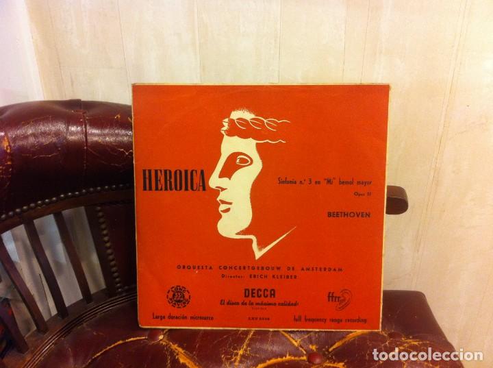 Vinyl-Schallplatten: LP. BEETHOVEN. HER&Oacute;ICA. SINFON&Iacute;A N&ordm; 3 EN MI BEMOL..., OP.55. ERICH KLEIBER. CONCERTGEBOUW AMSTERDAM